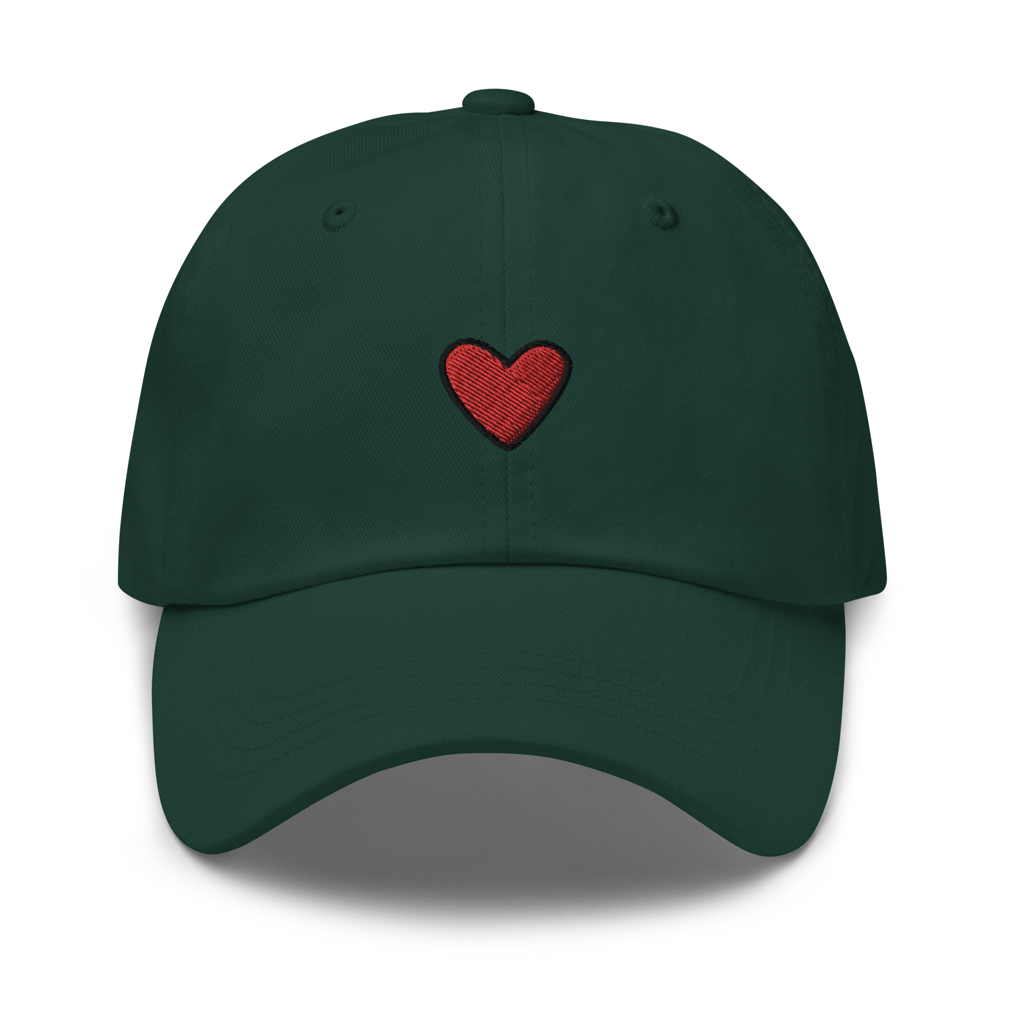 Heart Symbol Embroidered Dad Hat