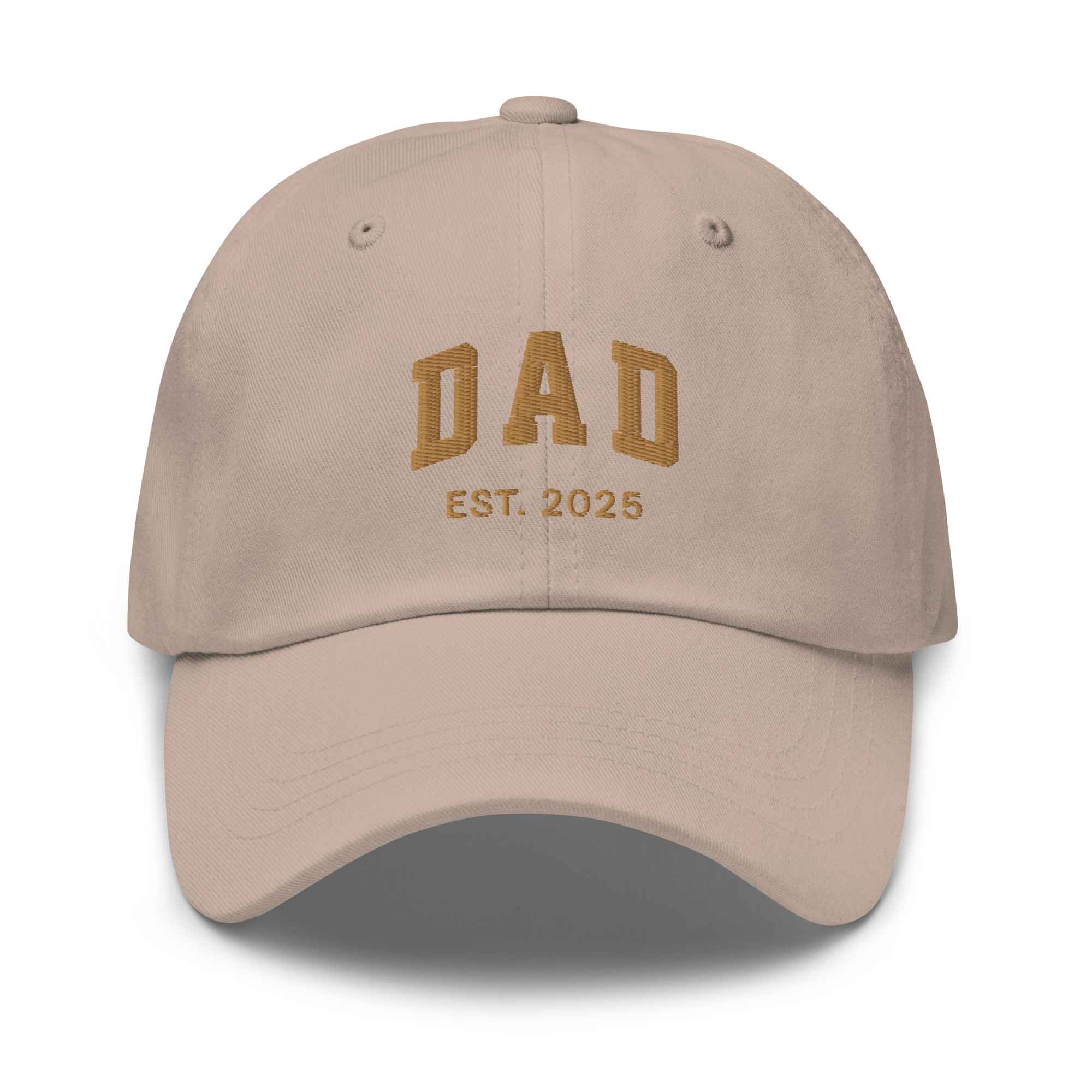 CUSTOM YEAR Dad to Be Embroidered Dad Hat