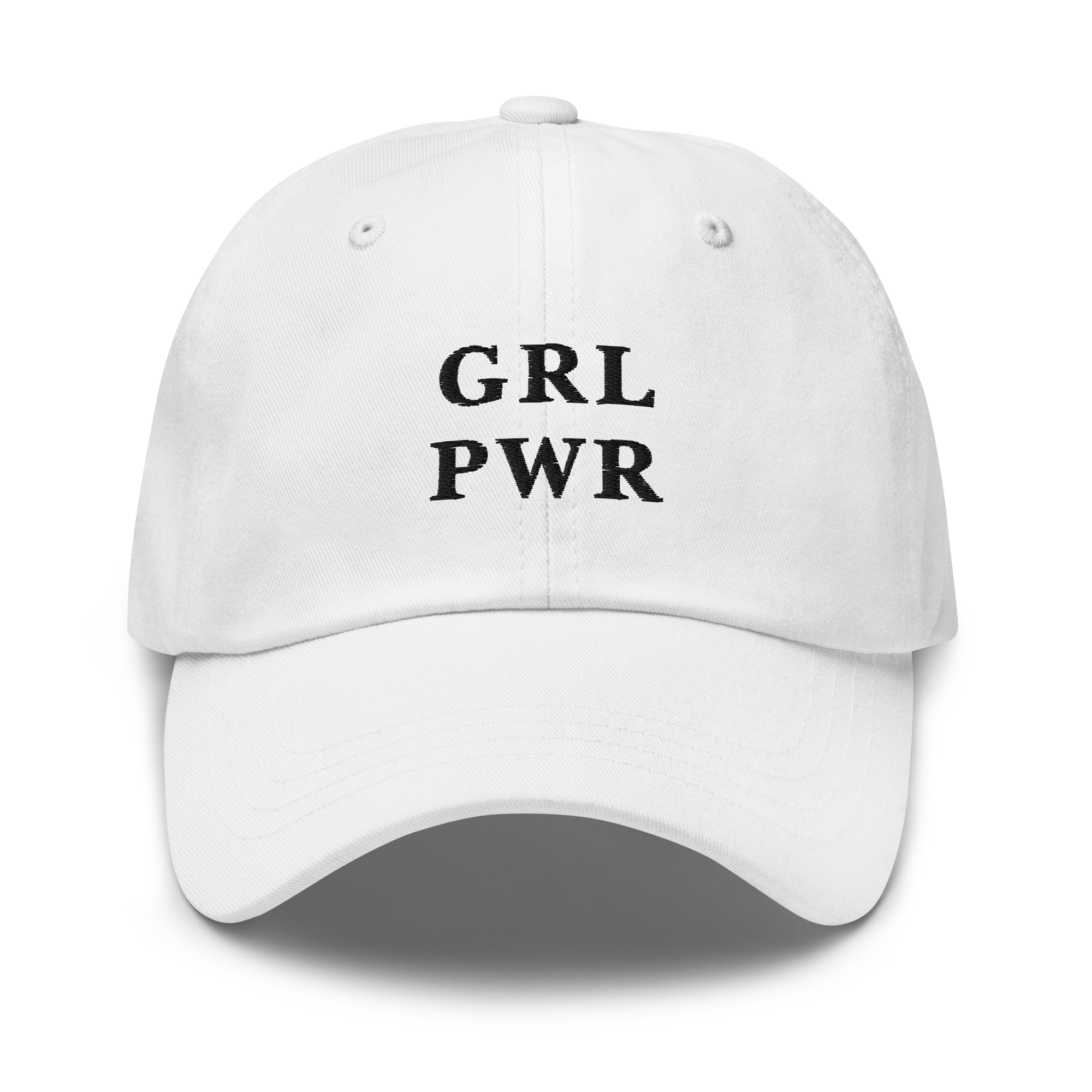 Grl Pwr Feminist Embroidered Dad Hat