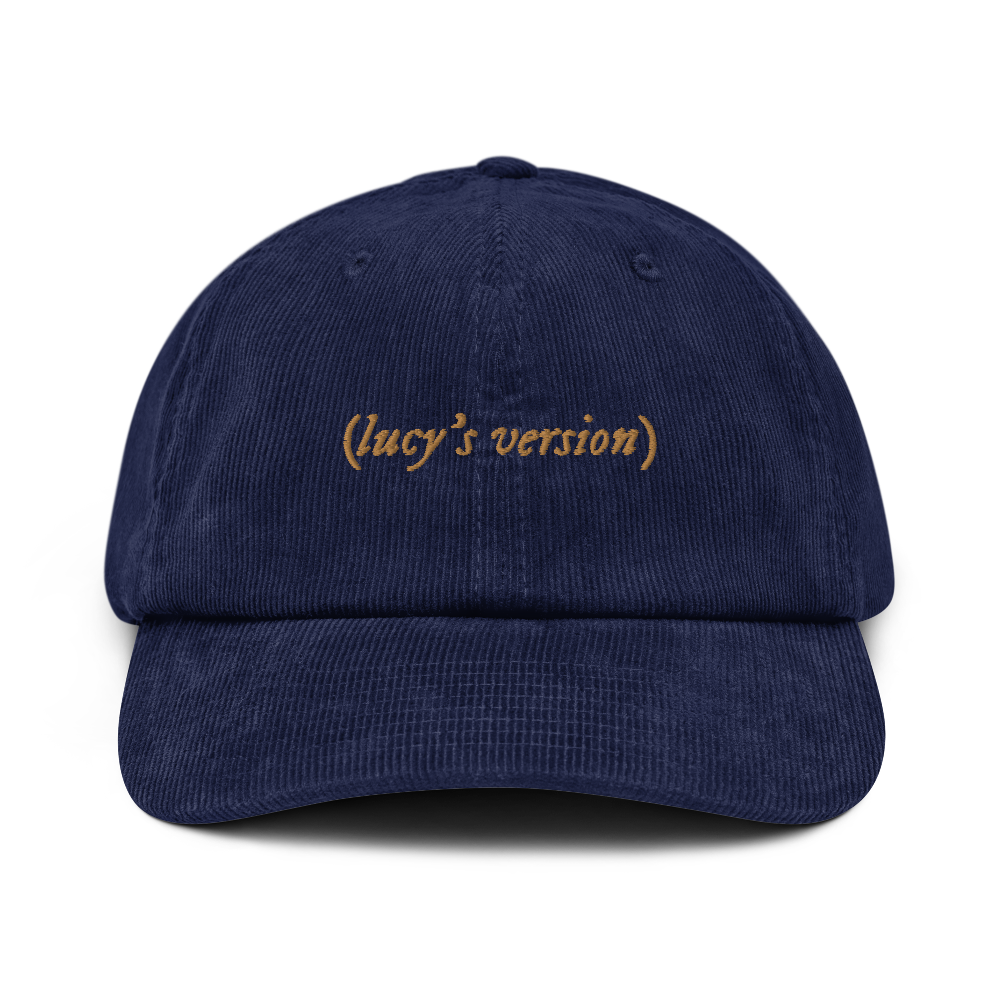 your name's version Embroidered Corduroy Hat