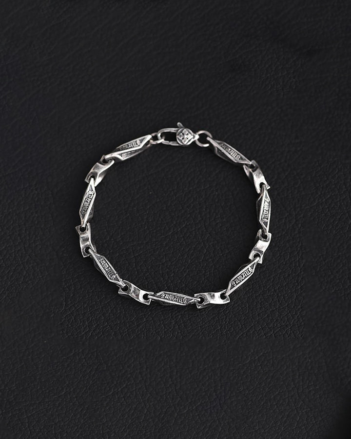 Vintage Chain Design Tibetan Silver Bracelet