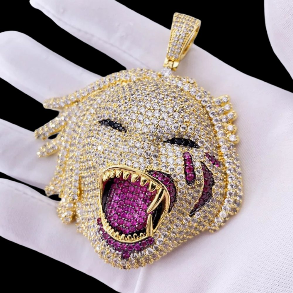 Grizzley Face Pendant