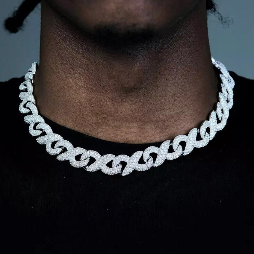 Diamond Infinity Cuban Link Chain