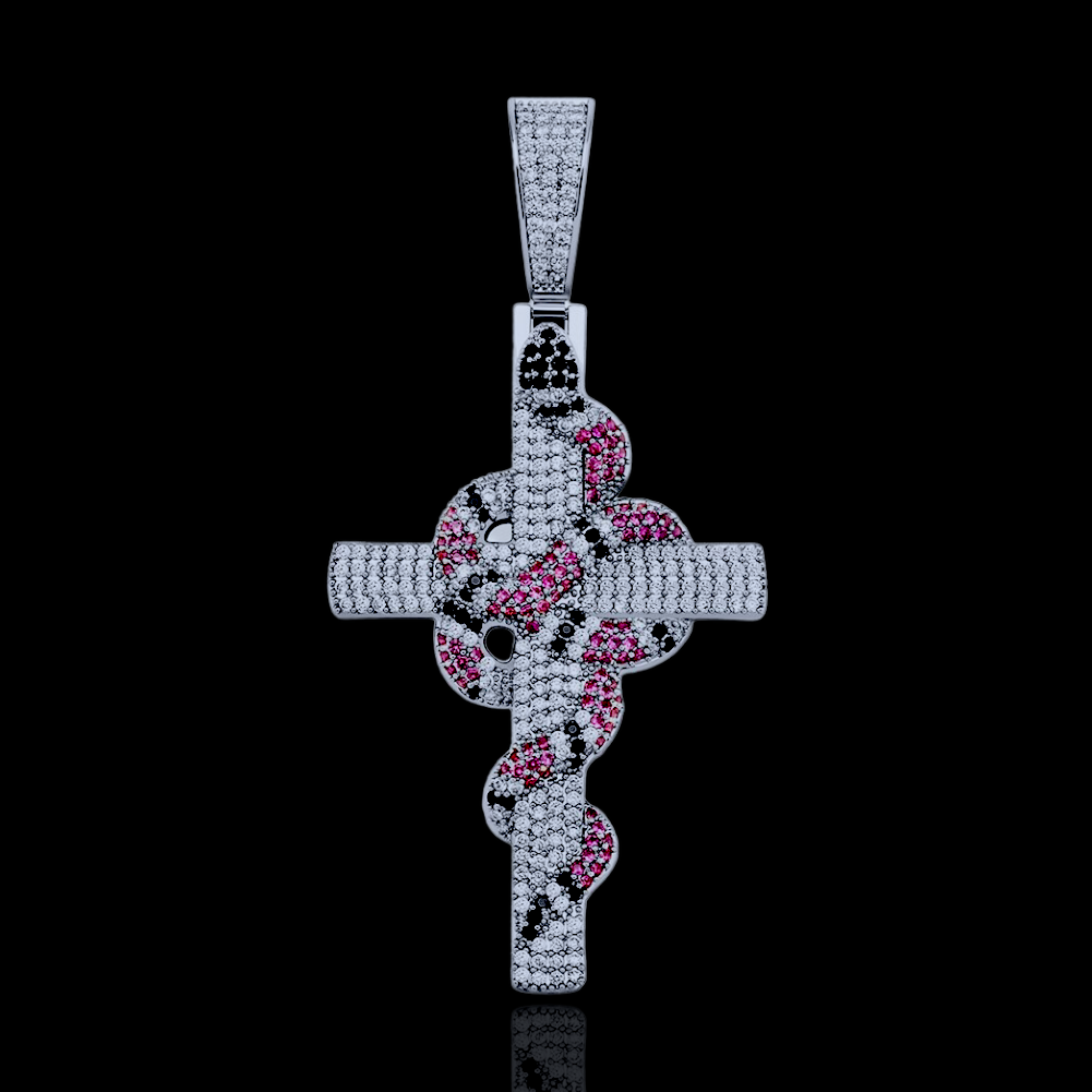 Python Cross Pendant