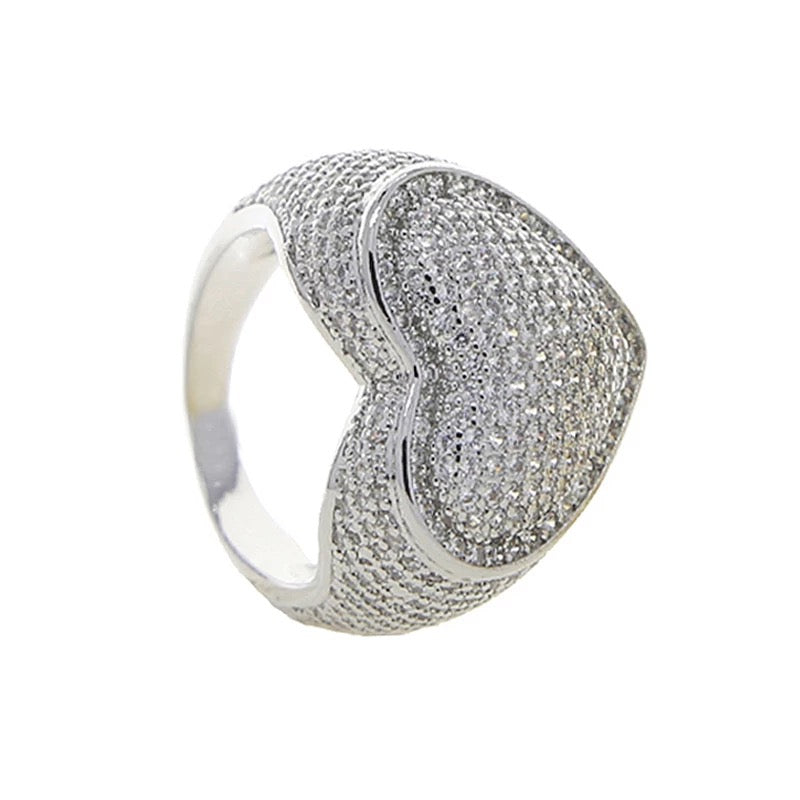 Diamond Heart Ring