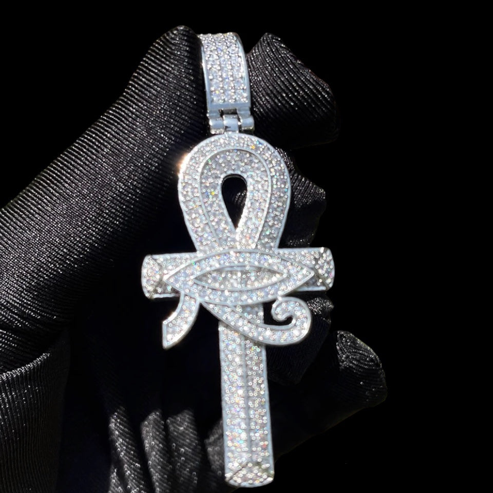 Ankh pendant with eye of horus