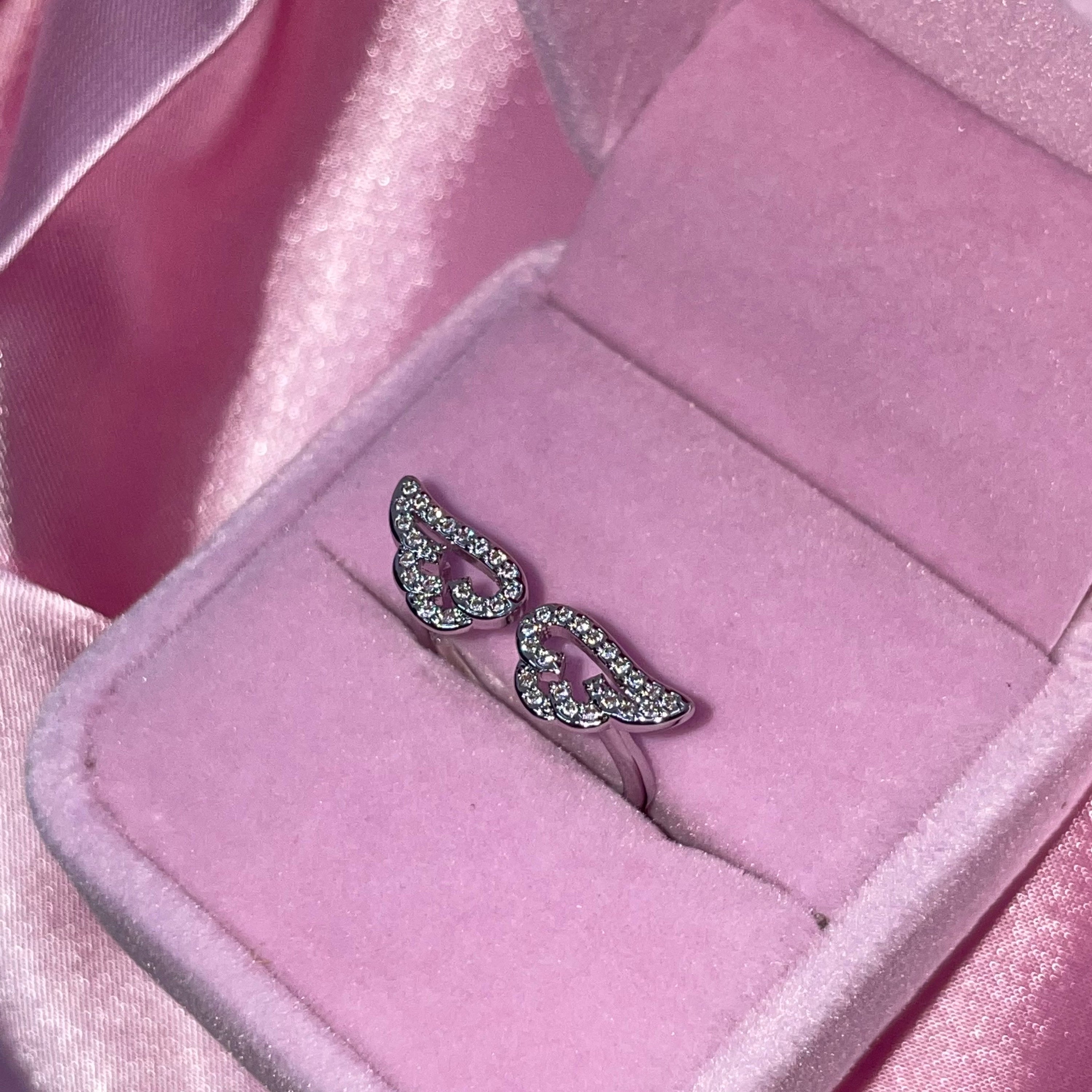 925 Angel Wings Ring