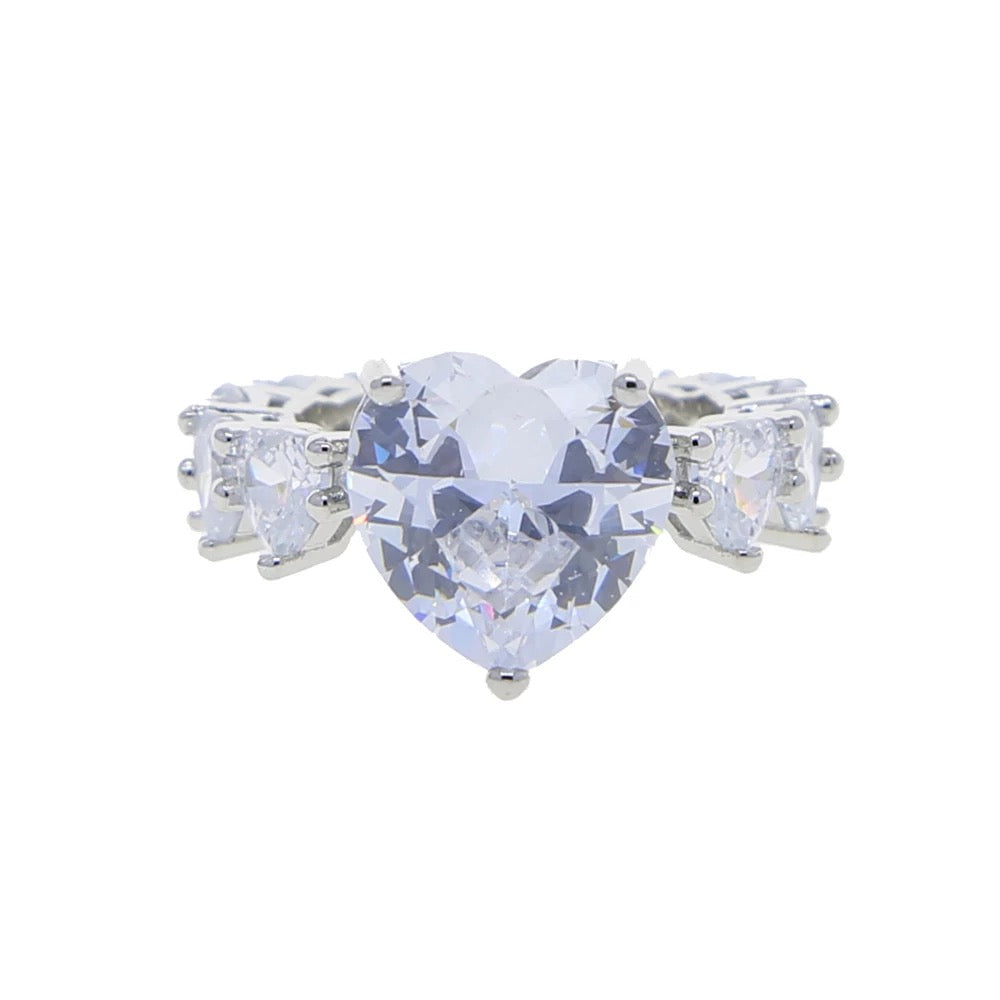 2.75 CT Diamond Heart Ring