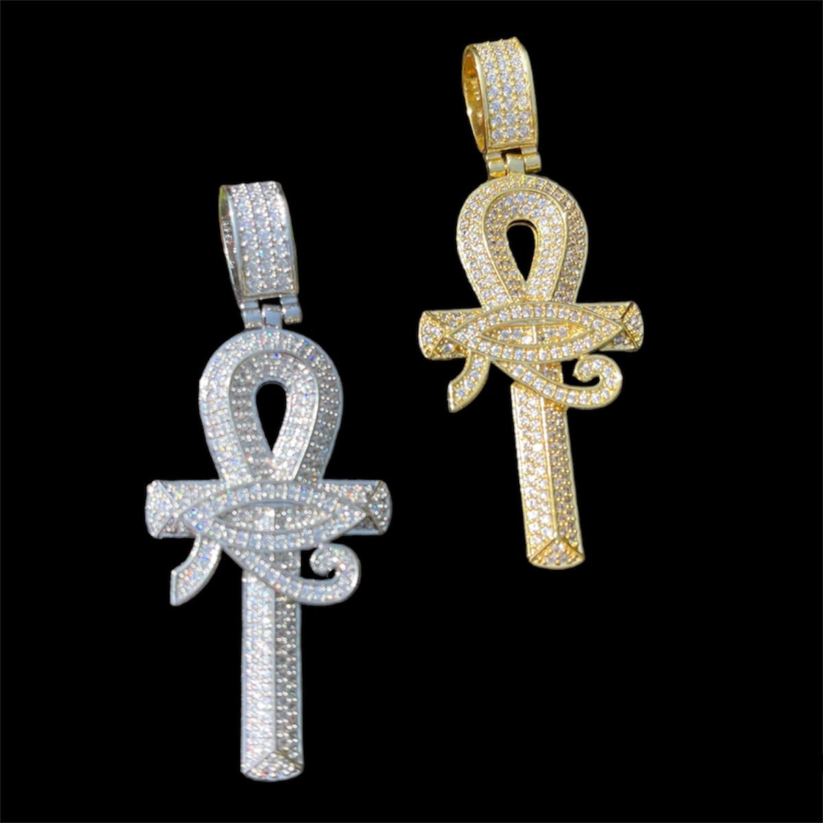 Ankh pendant with eye of horus