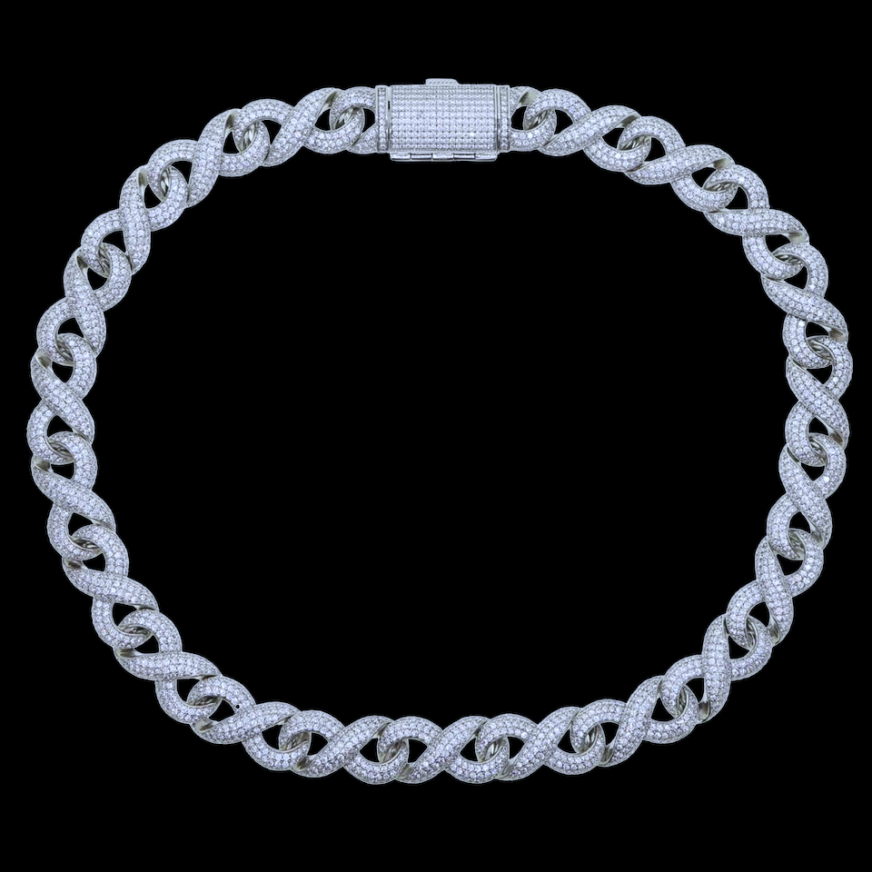 Diamond Infinity Cuban Link Chain