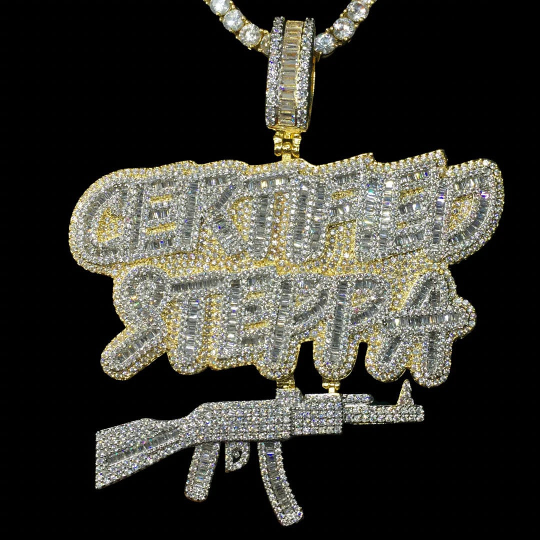 Gold Plated Certified Steppa Pendant