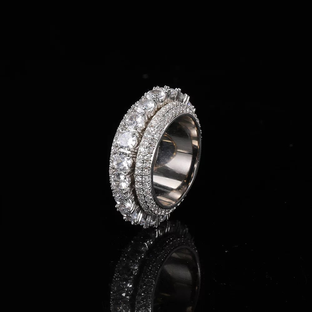 5 Layer Diamond Band Ring