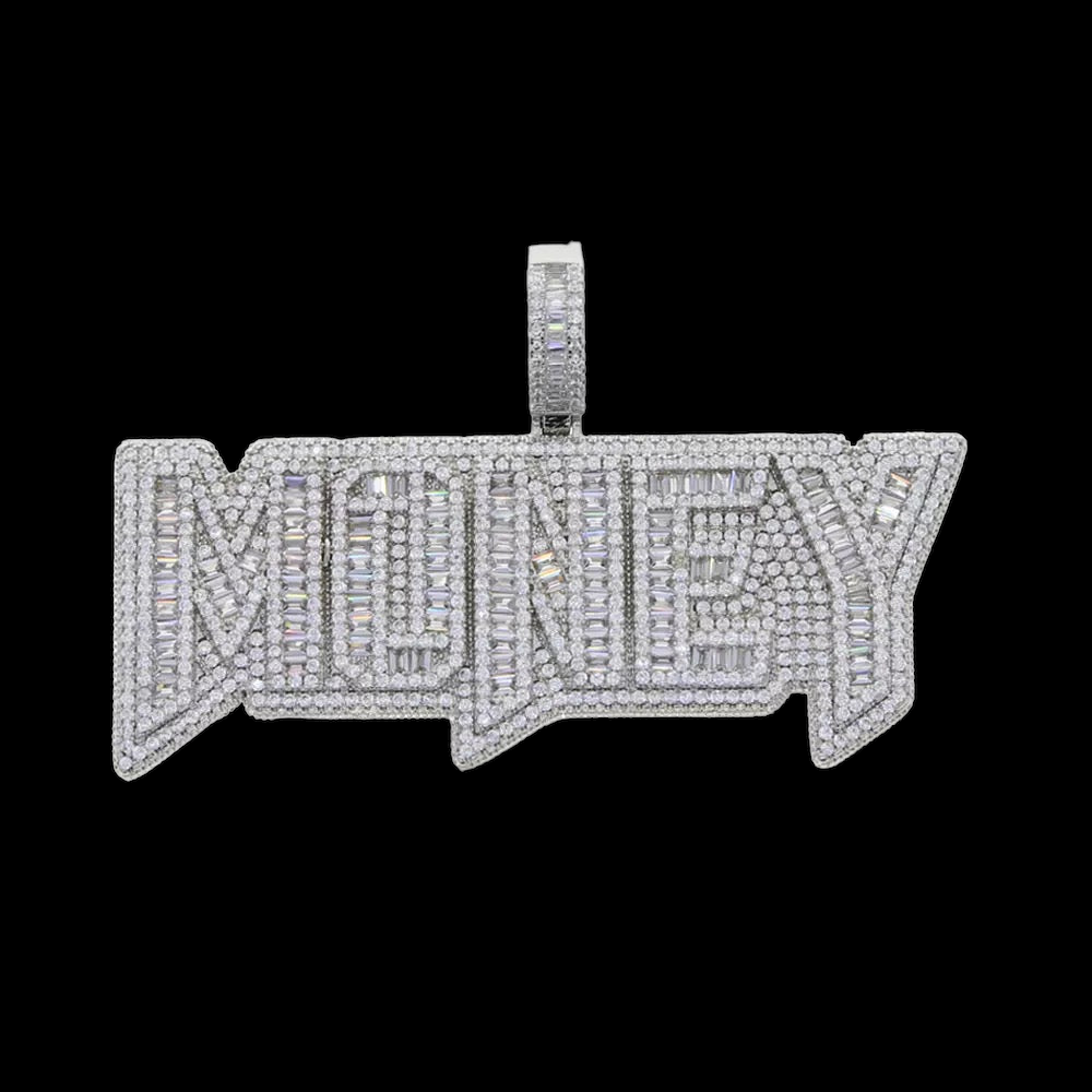 Silverplated Money pendant