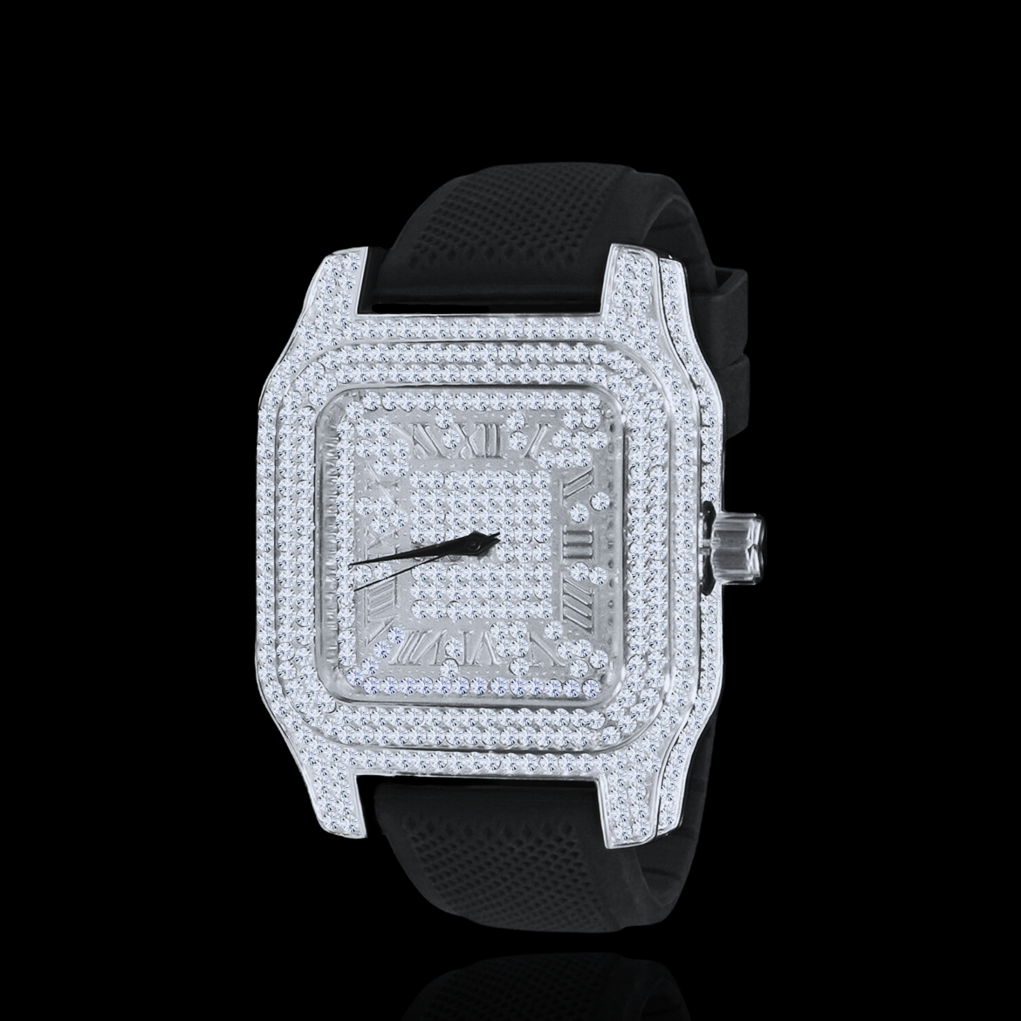 Iced Out King Square watch