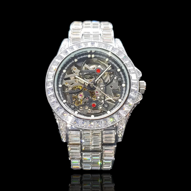 Baguette Diamond Automatic Rollie Watch