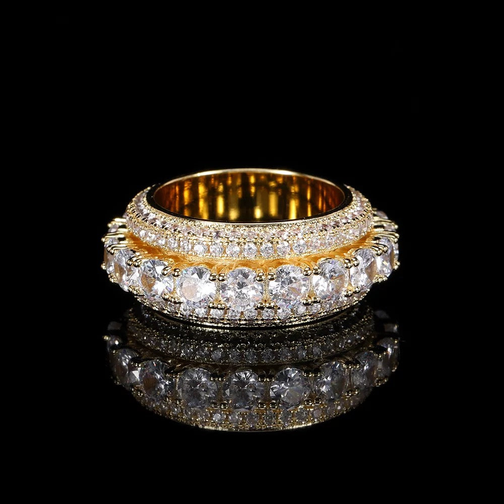 5 Layer Diamond Band Ring