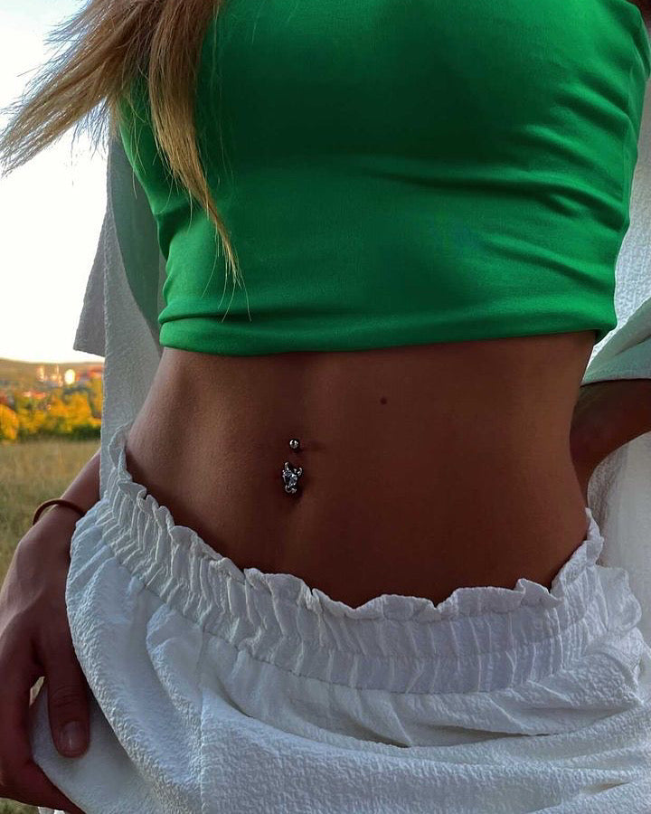 Belly Devil Piercing