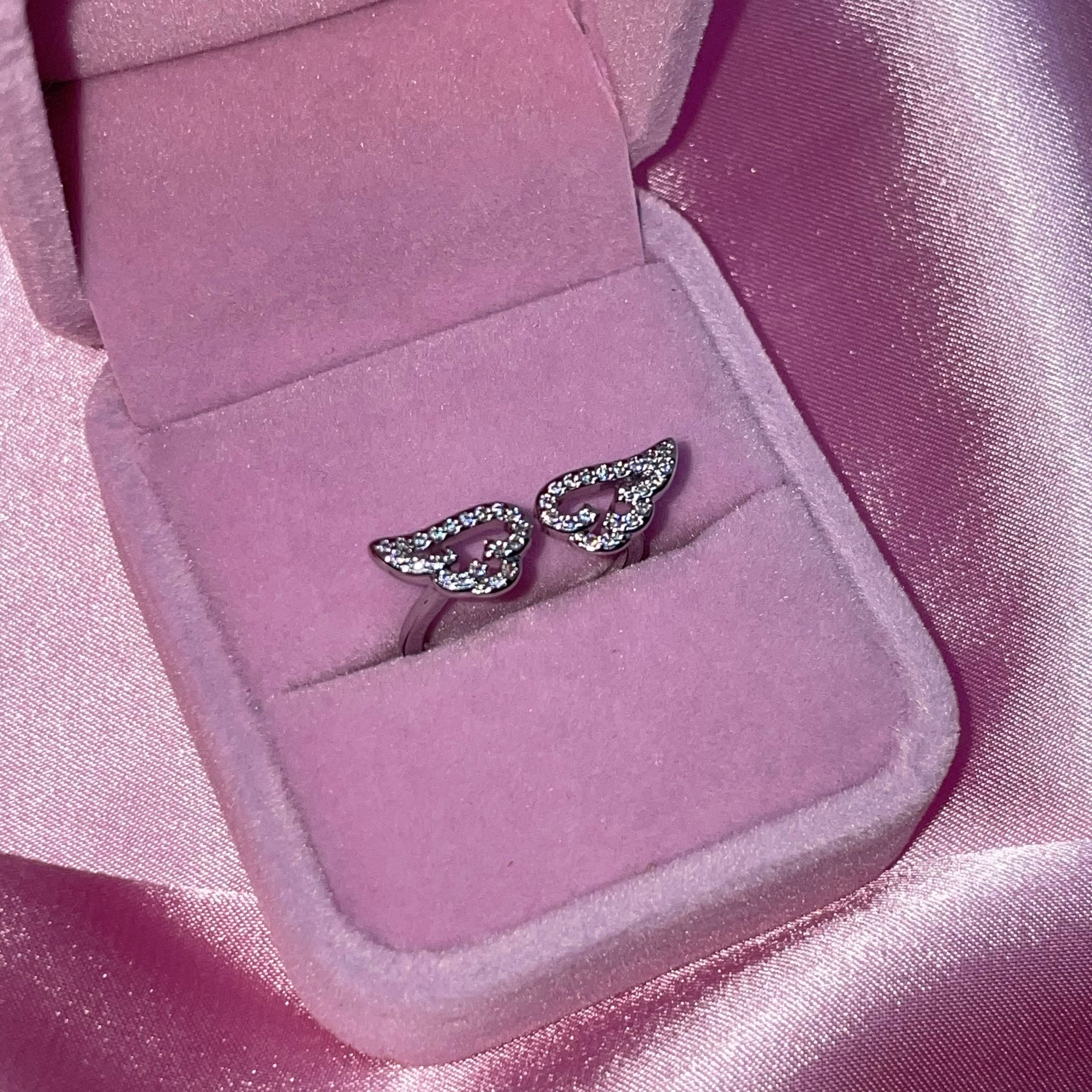 925 Angel Wings Ring