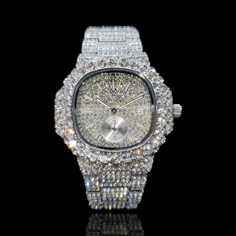 Fully Iced Out Watch | Nautulius