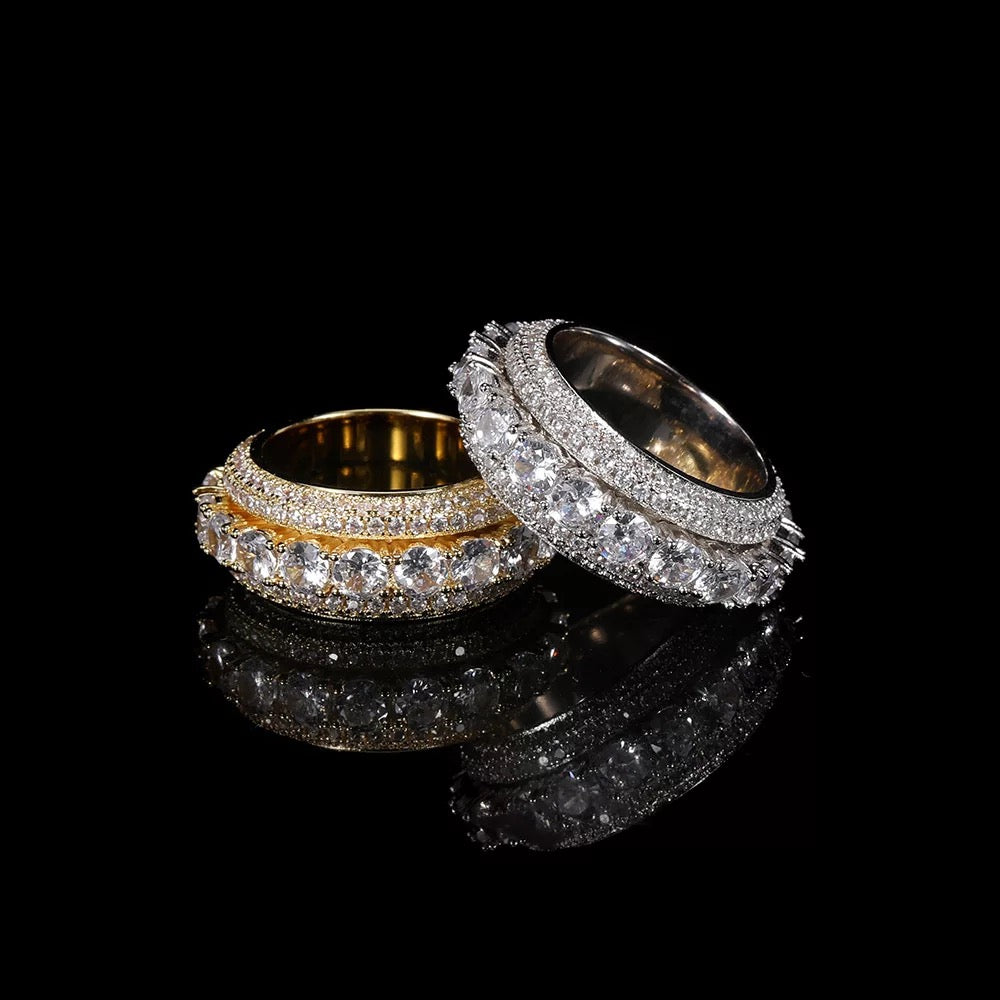 5 Layer Diamond Band Ring