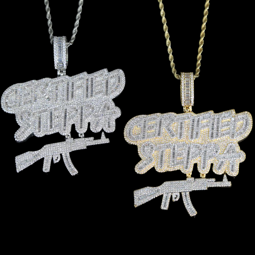 Iced Out “Certified Steppa” Pendant