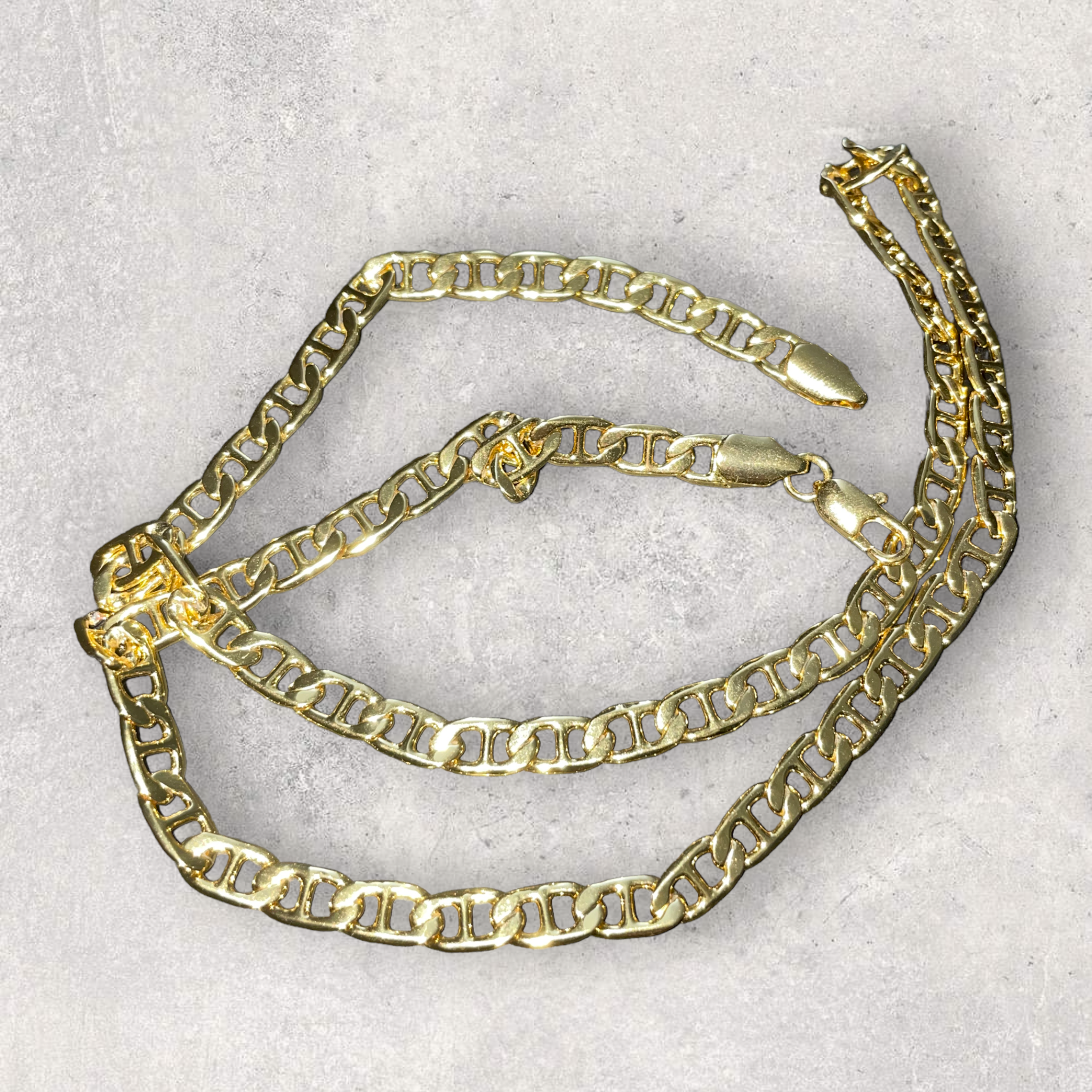 6mm Gold Plated Gucci Link Chain