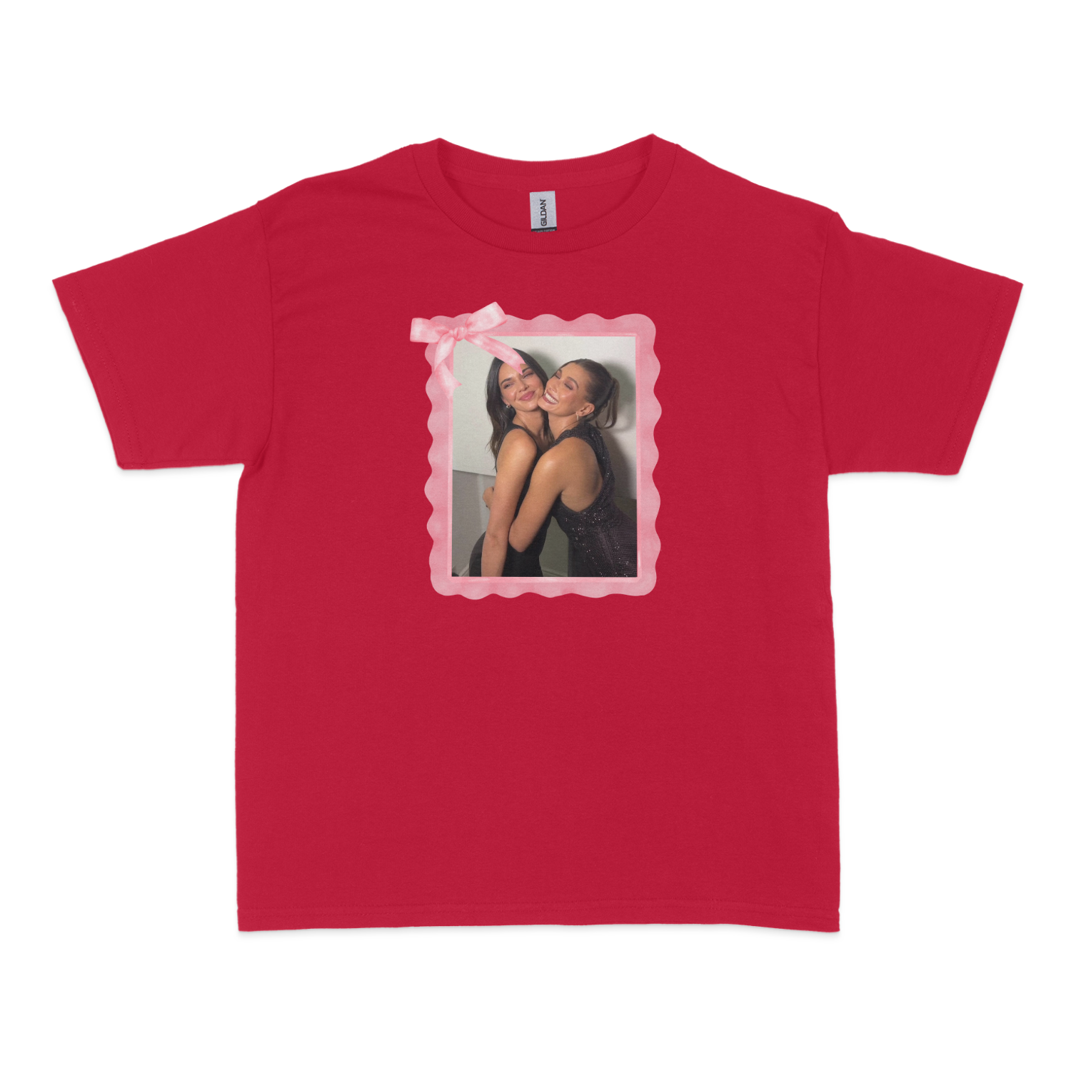 Custom BFF Photo Coquette Baby Tee