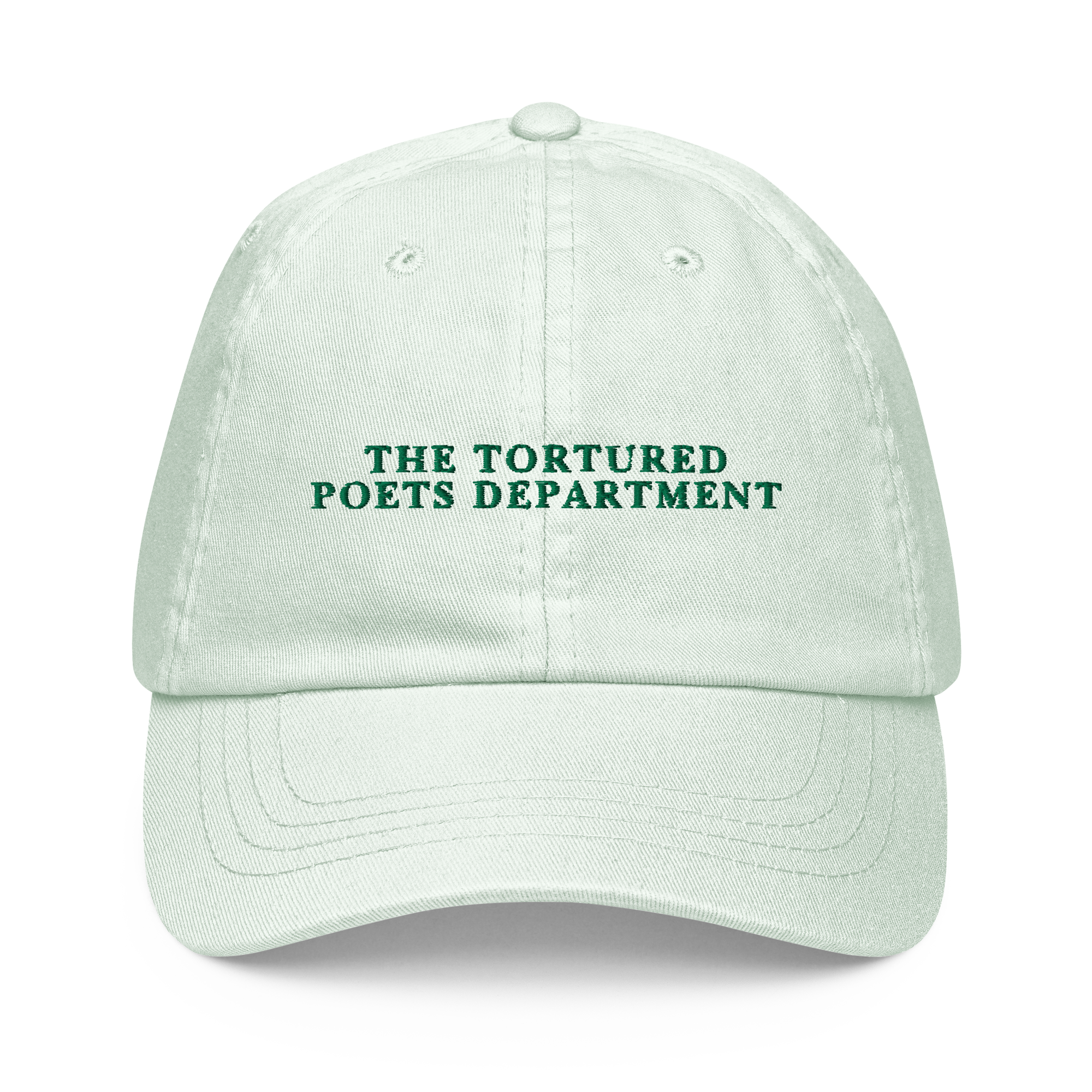 The Tortured Poets Department Embroidered Pastel Baseball Cap