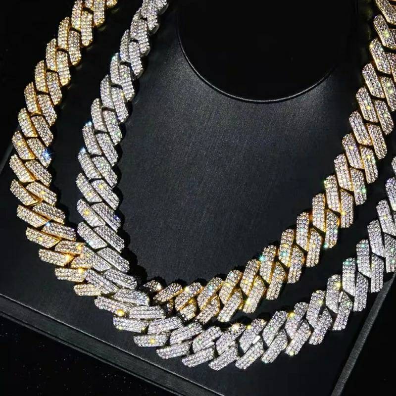 19mm Premium S-Link Gold Plated Cuban Chain