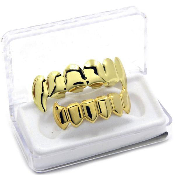 Gold-plated Fang Grillz Set