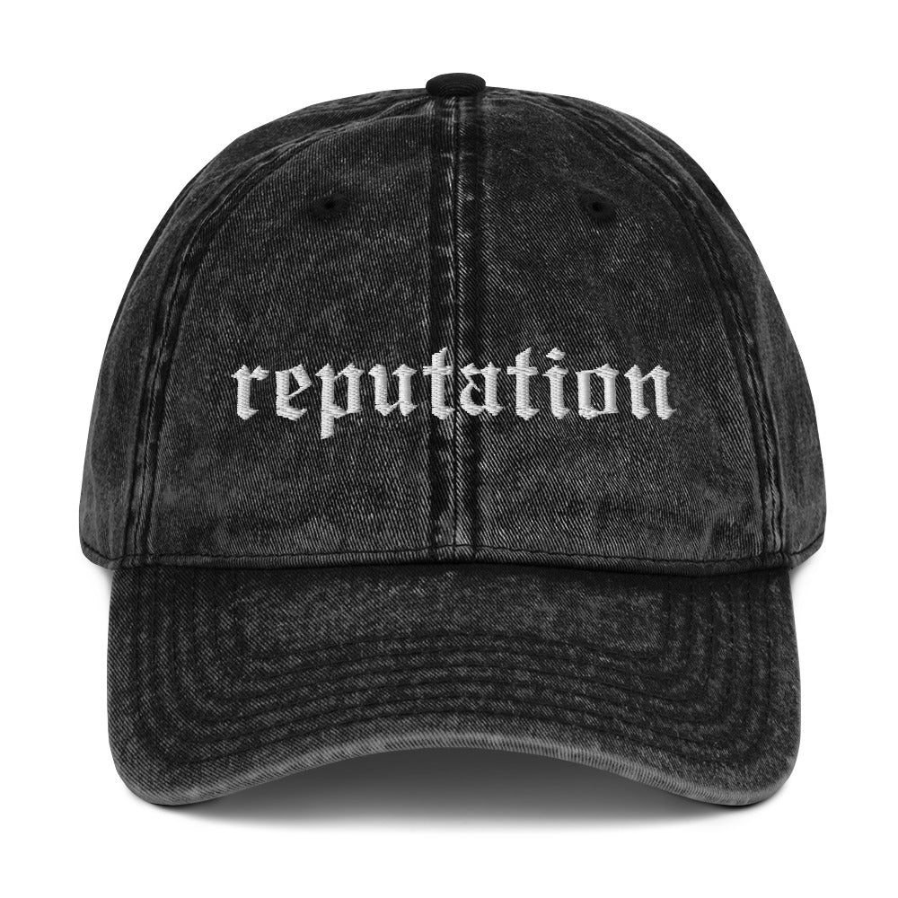 Taylor Swift Reputation Vintage Cotton Twill Cap