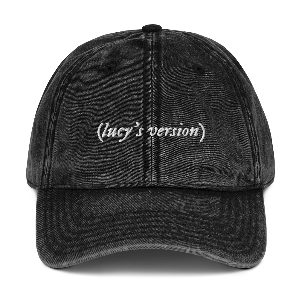 your name's version Taylor Swift Embroidered Vintage Cap