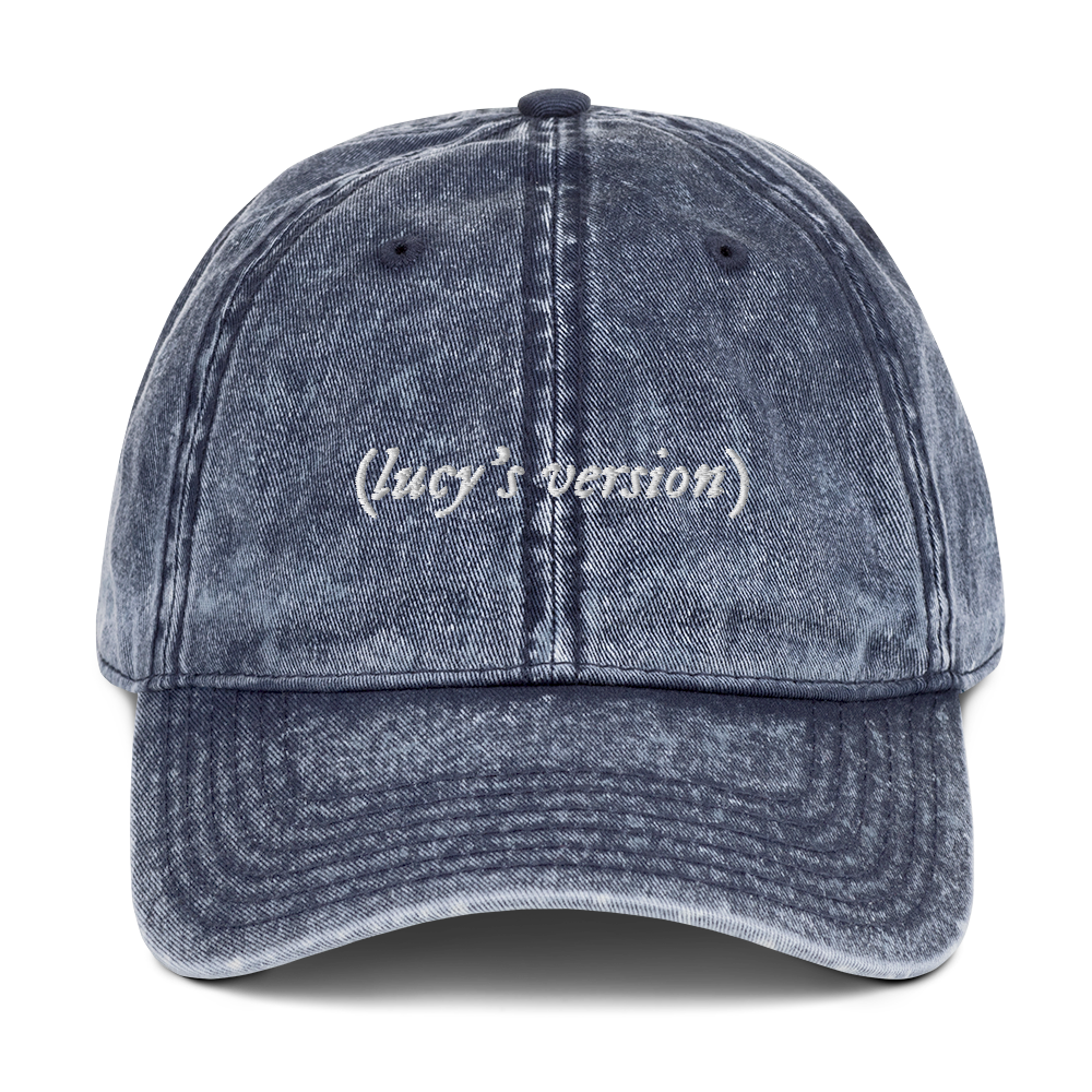 your name's version Taylor Swift Embroidered Vintage Cap