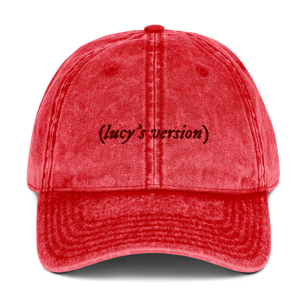 your name's version Taylor Swift Embroidered Vintage Cap