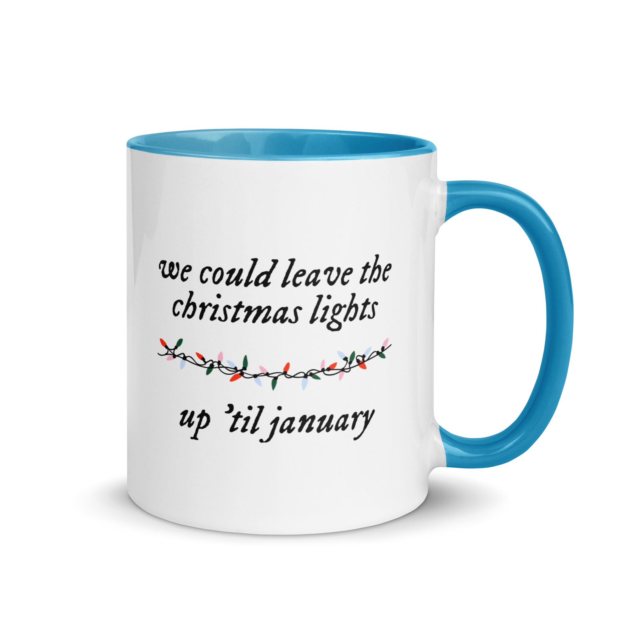 Christmas Lights Lover Color Mug