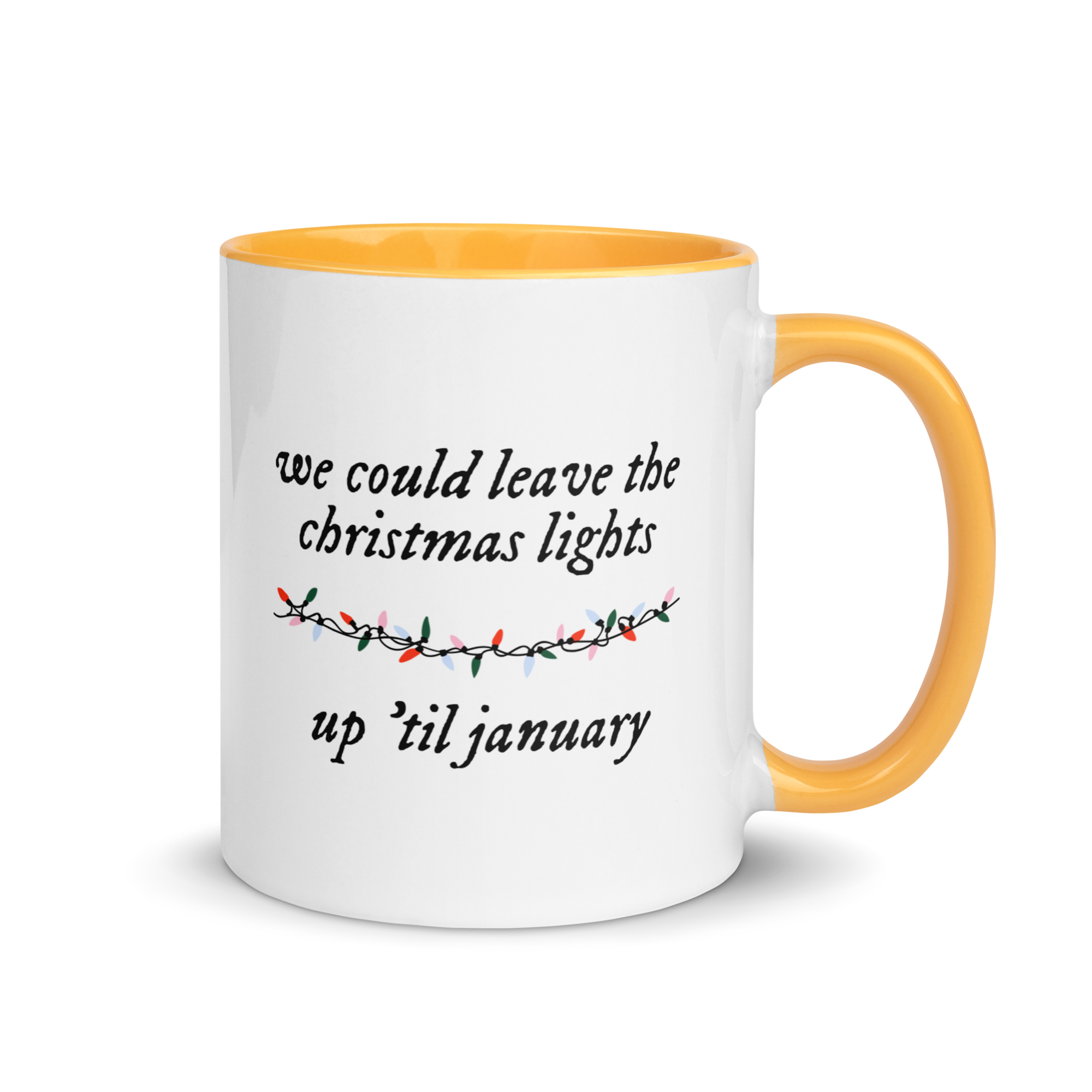 Christmas Lights Lover Color Mug