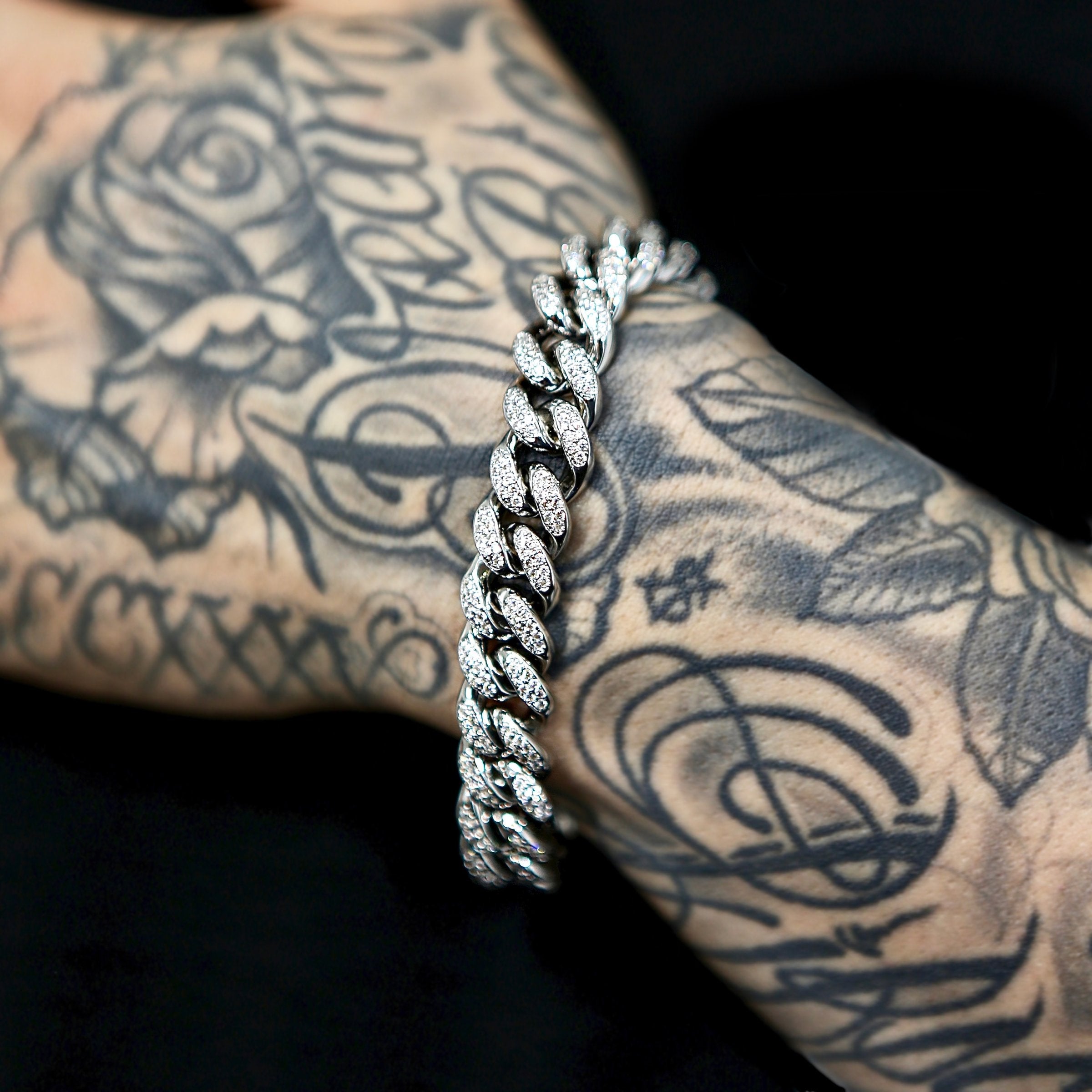 12mm Iced Out Miami Cuban Bracelet